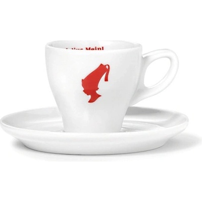 Julius Meinl bílý porcelánový šálek s podšálkem pro Espresso 90 ml