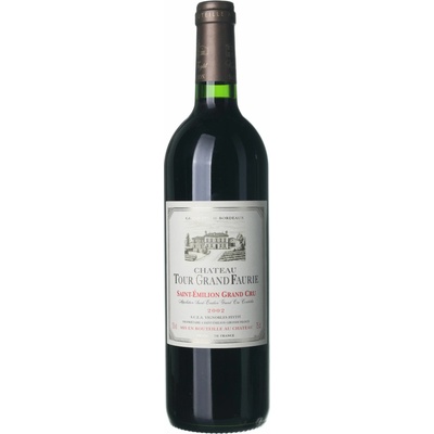 Chateau Tour Grand Faurie Saint-Emilion Grand Cru suché červené 2002 13% 0,75 l (holá láhev)