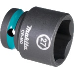 Makita Къса вложка 27mm, 1/2" , Impact black E-16215 (E-16215) (E-16215)