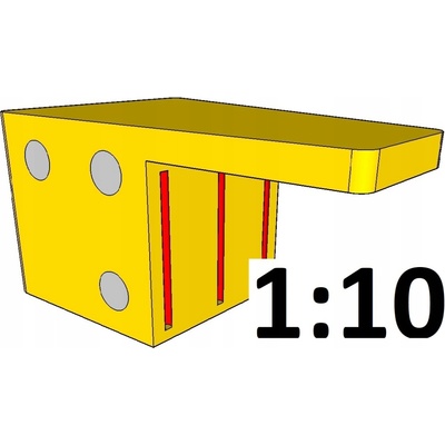 Šablóna pre rybinové spoje DOVETAILJIG 1:10