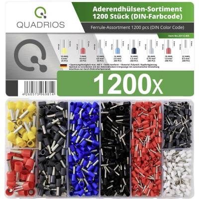 Quadrios 2011C405 sada dutiniek čiastočne izolované viacfarebná 1200 ks