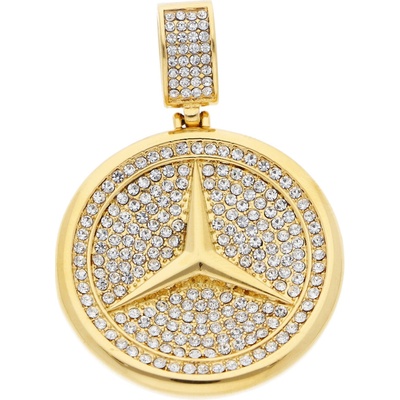 Ewena Ocelový přívěsek Mercedes Gold GL391
