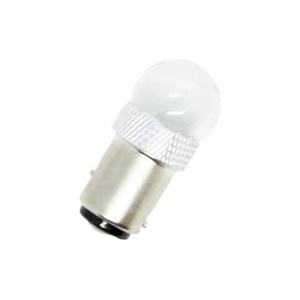 CarMart Диодна крушка ba15s с 5w cree диод в стъклен балон единична светлина Жълт