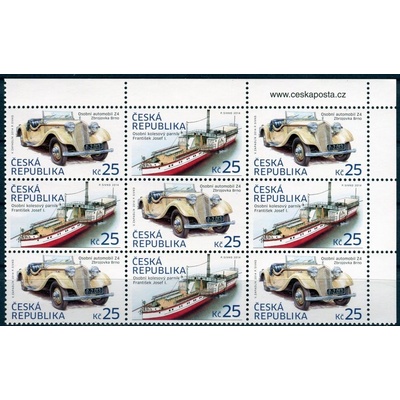 Česká pošta (2014) č. 810 - 811 **, 9-bl - Česká republika - Historické dopravní prostředky