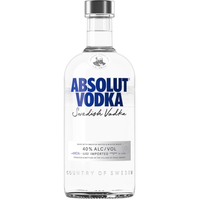 Absolut Vodka 40% 0,7 l (čistá fľaša)