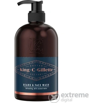 King C. Gillette Beard & Face Wash šampón na bradu 350 ml