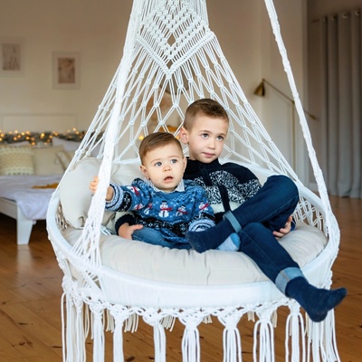 MMboutique Kruh-obruč 100 cm pro závěsné macramé křeslo