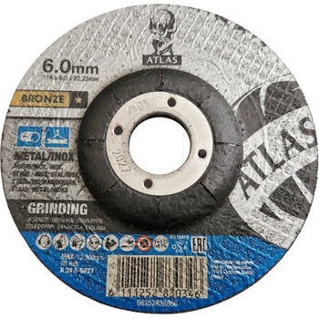 Atlas Řezný kotouč 115 x 6 mm A24R BF27 66252828866