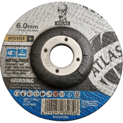 Atlas Řezný kotouč 115 x 6 mm A24R BF27 66252828866