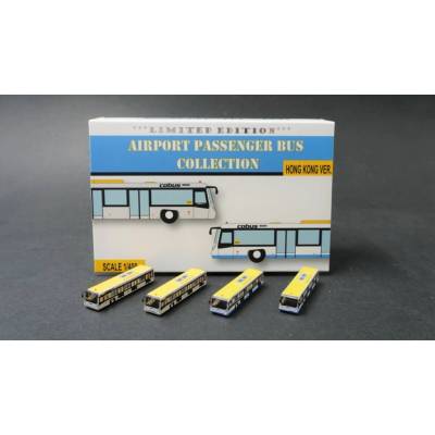 JC Wings Airport Passenger Bus Hong Kong International Airport4 pcs 1:400