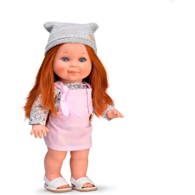 Magic baby кукла Бети със розов сухман и сива плетена шапка (MB3149)