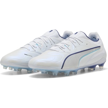 PUMA Футболни бутонки Puma Mens PUMA King Ultimate Firm Ground Football Boots - Silver/Blue