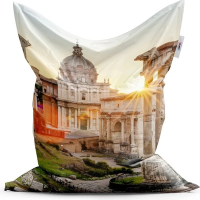 Sablio Sedací vak Classic Řím Forum Romanum 200x140 cm
