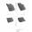 FroGum Гумени стелки Frogum за Seat Toledo, Skoda Rapid 2012-2019 г (pa 0364-51606)
