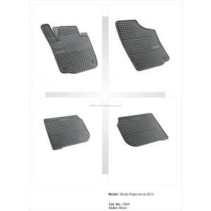 FroGum Гумени стелки Frogum за Seat Toledo, Skoda Rapid 2012-2019 г (pa 0364-51606)