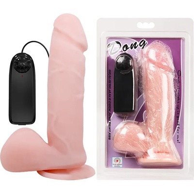 Пенис вибратор с дистанционно, 19, 5см. - Realistic Dong Flesh (DEBRA00819)