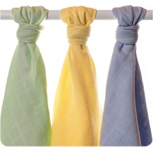 Kikko Detské tetra osušky z biobavlny XKKO Organic 90x100cm Staré časy Pastels pre chlapcov (3ks)