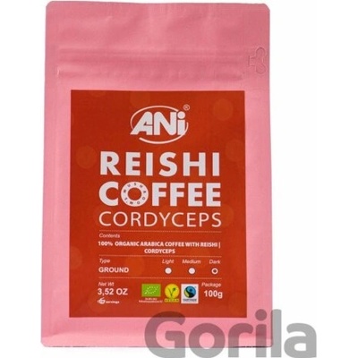 ANilab BIO Reishi Cordyceps mletá 100 g