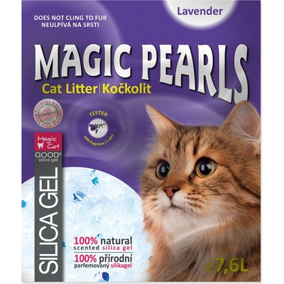 Magic Cat Magic Pearls Lavender s vůní levandule 16 l