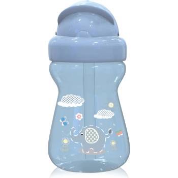 Baby Care Мини спортна бутилка Lorelli - Animals, 200 ml, Moonlight Blue (10200740001)