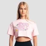 GymBeam Дамска тениска GymBabe Cherrybloom M