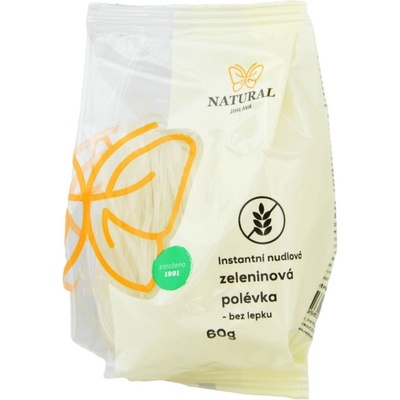 Natural Jihlava Instantná polievka zeleninová s ryžovými rezancami 60 g