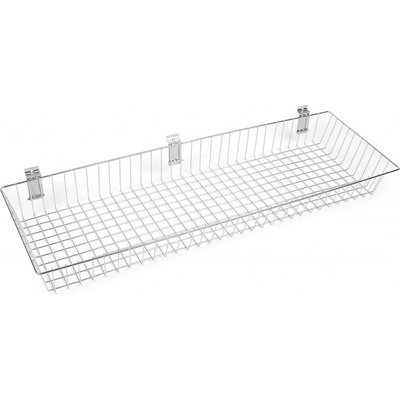 Prima-obchod Košík kovový k zavěšení, barva platina