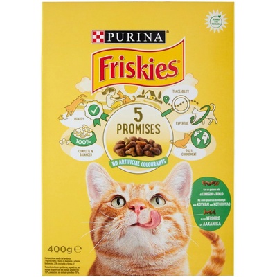 Friskies s králičím a kuracím mäsom doplnené zeleninou 400 g
