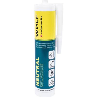 WOLF Neutrálny silikón | biely, 290 ml