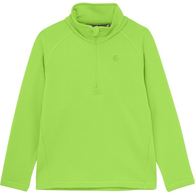 Color Kids Fleece Pulli Stretch-2144-Green Gecko zelená