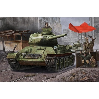 HobbyBoss Танк t-34/85, Модел 1944 + фотоецвани части (384809)