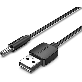 Vention USB to DC 3.5mm Charging Cable Black 1m CEVBF