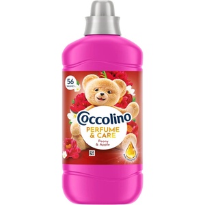 Coccolino Perfume & Care омекотител Божур и Ябълка, 56 пранета, 1288 ml (65546262)
