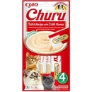 Inaba Churu Pyré cat Tuniak s krabou príchuťou 4 x 14 g