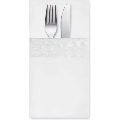 PAP FSC Mix Ubrousek CutleryStar 3V bílý 200 ks 40x40cm