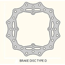 Brzdový kotouč zadní DELTA BRAKING ONL_DBD053D