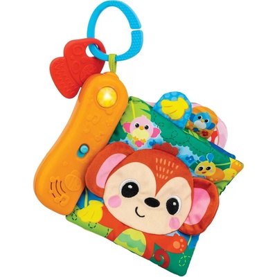 WinFun Сензорна текстилна книжка WinFun - Животните от джунглата (Win230102)