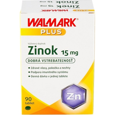 Walmark Zinok 15 mg 90 tabliet