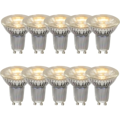 Lucide MR16 * 10 Led bulb D5 cm LED GU10 10x5W 2700K Transparant Set of 10 49008/10/60