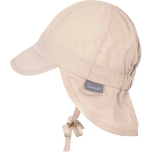 Sterntaler Детска шапка с козирка Sterntaler Kids' Peaked Cap with Neck Flap Basic Cap - Beige - размер 43 cm (904-3660-0113)