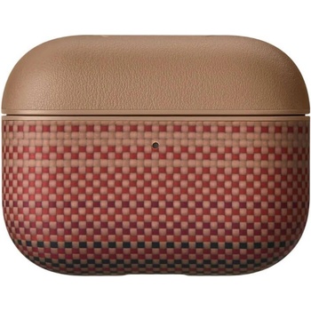 PITAKA Magsafe Калъф за Apple AirPods Pro 3, Pitaka Aramid Fiber Magnetic Sunset Case, Кафяв (APM2502)