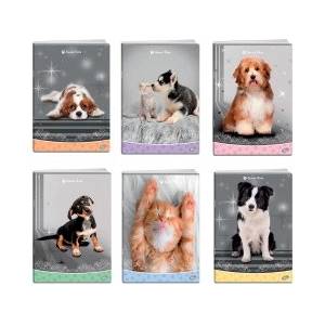 Elisa Тетрадка с телчета А4 62л Sweet Pets