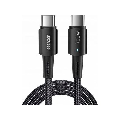 ESSAGER USB-C to USB-C 100W Essager 1m cable (black)