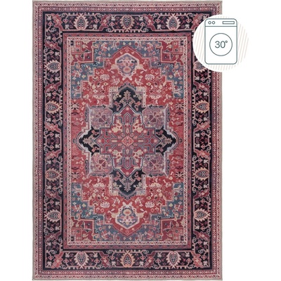 Flair Rugs Килим в цвят бордо със смес от рециклирани влакна подходящ за пране 200x290 cm Windsor - Flair Rugs (503119376014)