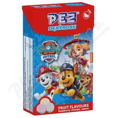 PEZ Dextrose hroznový cukr malina pomer.citron 30 g