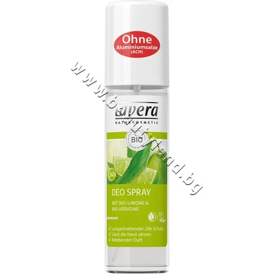 Lavera Дезодорант Lavera Deo Spray Organic Lime & Organic Verbena, p/n LA-106145 - Део спрей за тяло с био лайм и върбинка (LA-106145)