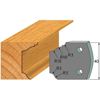 IGM profil 079 - pár omezovačů 40x4mm SP
