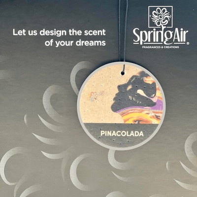 SpringAir Хартиен ароматизатори за кола pinacolada (149)