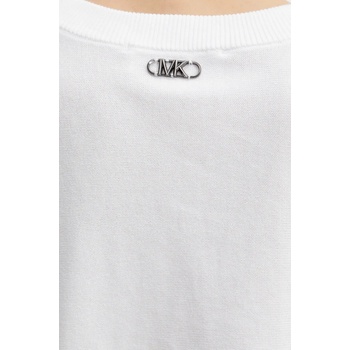 MICHAEL Michael Kors Памучна тениска MICHAEL Michael Kors в бяло MS56160FE5 (MS56160FE5)