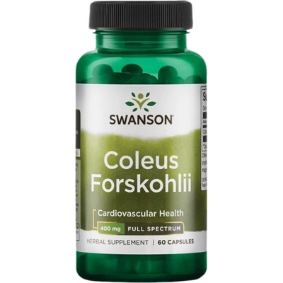 Swanson Coleus Forskohlii / Forskolin 400 mg [60 капсули]